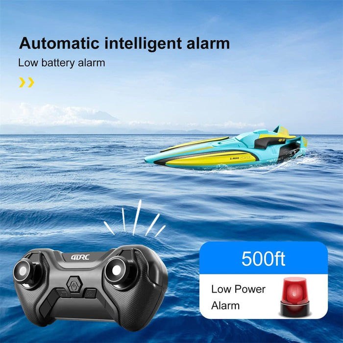 4DRC S1 2.4G 4CH - High-Speed RC Boat with Water Model Remote Control - Ideal for Pools, Lakes, Racing, and Kids/Children Gifts - Shopsta EU