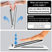 Carbon Steel Tabletop Speaker Base — Shock-Absorbing Stand