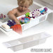Adjustable Plastic Bathtub Caddy Tray – Retractable Bath Storage Rack