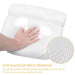3D Mesh Bath Pillow with Suction Cups — Neck & Back Support for Bath and Spa