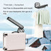 Retractable Wall-Mounted Clothes Drying Rack — Foldable Aluminium, Space-Saving