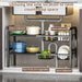 2-Tier Expandable Under-Cabinet Organiser – Adjustable Under-Sink Storage for Kitchen & Bathroom