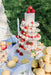 Foldable Acrylic Spiral Cake Stand – Reusable Tiered Display for Weddings & Birthdays