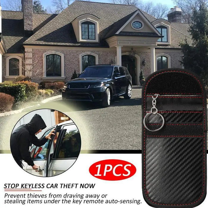 Car Key Signal Blocking Pouch – RFID Faraday Fob Case
