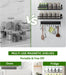 Metal Magnetic Spice Shelf — Fridge & Oven Organiser, DIY Kitchen Rack