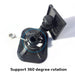 360° Swivel Fish Finder Mount Bracket — Adjustable Rod Holder for Inflatable Boats & Kayaks