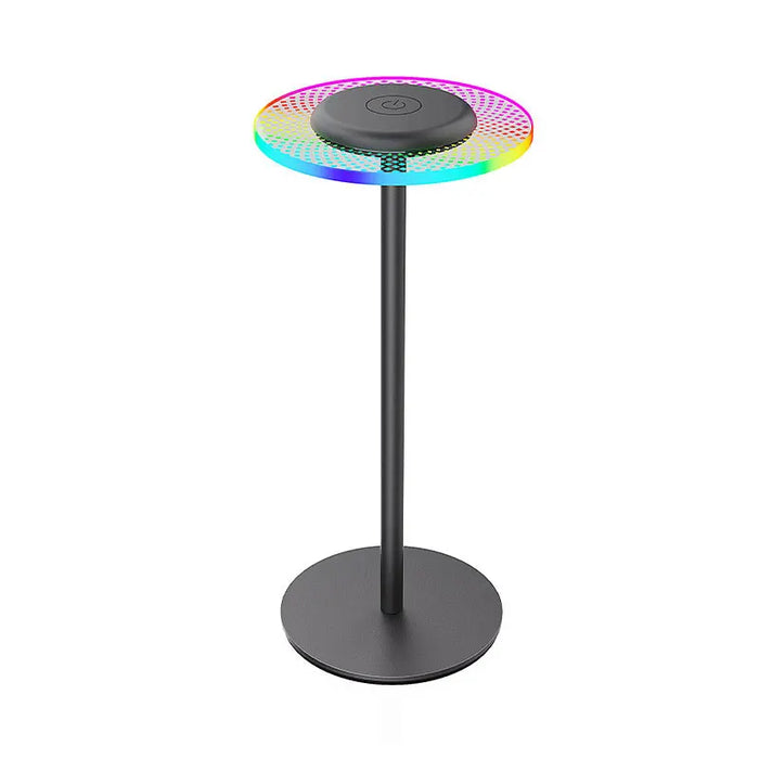 RGB Color Changing Cordless Table Lamp - Touch Control, DIY Dimmable Desk Light - Perfect for Dinner, Patio, Bedroom Settings