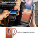 Carbon-fibre Texture MagSafe Wallet Card Holder for iPhone 12–17 (incl. Pro Max)