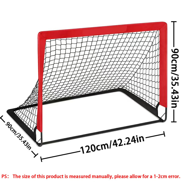 Pop-up Football Goal for Garden — Portable Kids Soccer Net for Training & Backyard Play