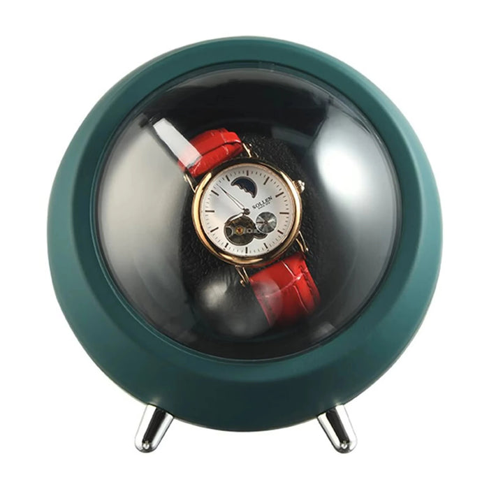 Single Automatic Watch Winder — Compact Rotating Desktop Winder