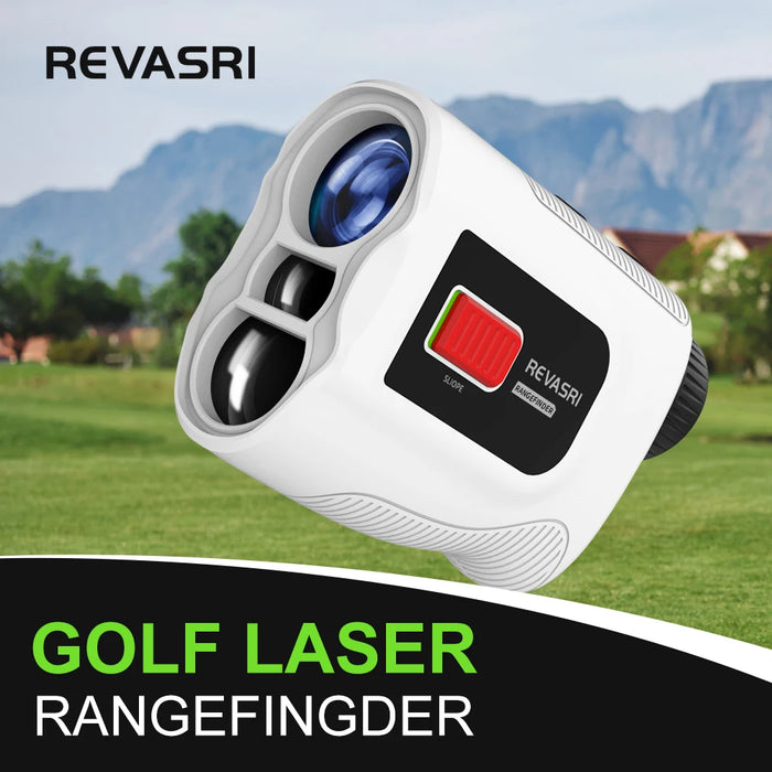 Golf Laser Rangefinder with Slope Compensation, Flag Lock & Vibration — 6x Magnification (650 / 1090 yd)