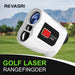Golf Laser Rangefinder with Slope Compensation, Flag Lock & Vibration — 6x Magnification (650 / 1090 yd)
