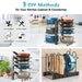 8-Tier Adjustable Pan & Pot Organiser Rack — 3 Assembly Options