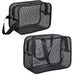 Mesh Toiletries Bag – Portable Shower Caddy & Cosmetic Organiser (S & M)