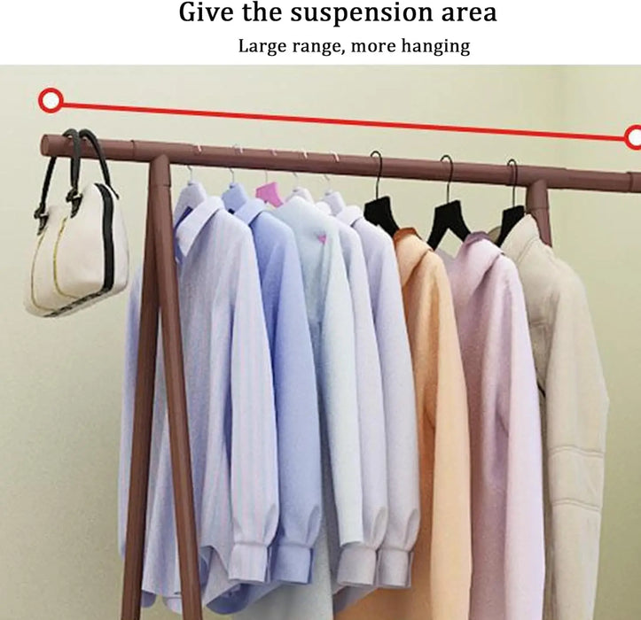 Multifunctional Move Coat Rack Stand – Simple Plastic Clothes Hanger for Porch, Bedroom, Corridor, Dormitory