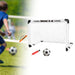 Foldable Kids Football Goal with Ball, Pump & Ground Pegs
