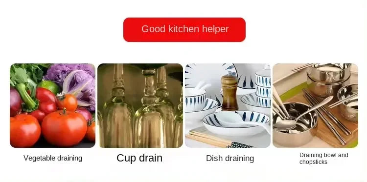 Silicone Drain & Drying Mat – Non‑Slip, Heat‑Resistant Dish Pad