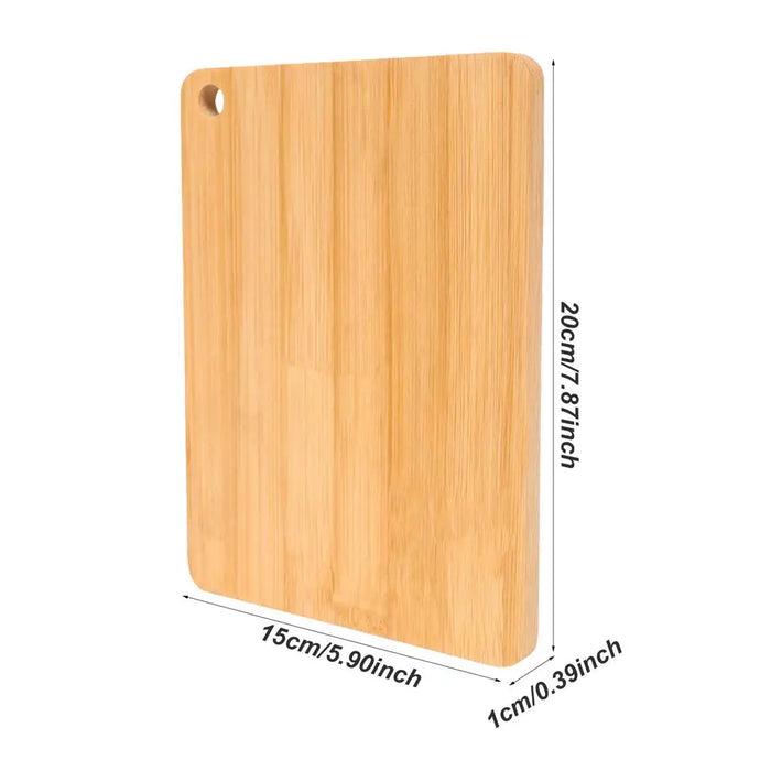 Thick Solid Wood Double‑Sided Rectangular Cutting Board – S, M & L