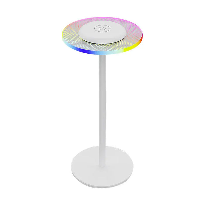 RGB Color Changing Cordless Table Lamp - Touch Control, DIY Dimmable Desk Light - Perfect for Dinner, Patio, Bedroom Settings