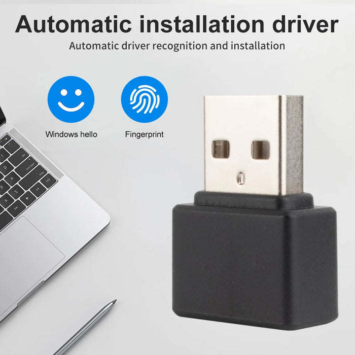 Mini USB Fingerprint Reader — Windows Hello biometric security key