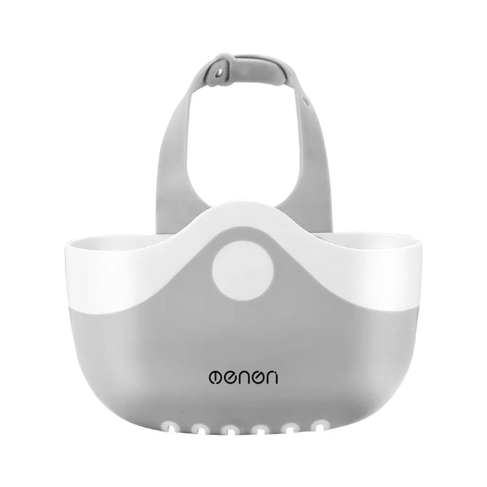 Plastic Sink Caddy – Kitchen Organiser with Drainage for Sponges & Scrubbers