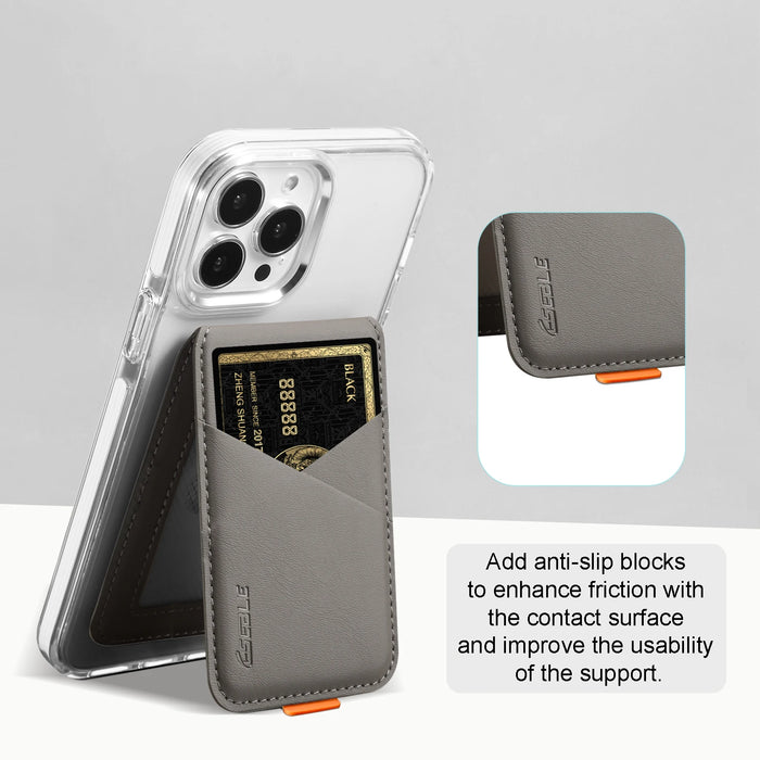 MagSafe Magnetic Card Holder in Artificial Leather for iPhone 13–17