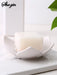 Silicone Lotus Soap Dish with Drain — Single Bathroom Soap Holder