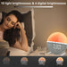 Wake-up Light Sunrise Alarm Clock — Colour Mood Lamp with Natural Sounds