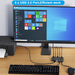 2-Port HDMI KVM Switch 4K@60Hz with USB 2.0 Hub & IR Remote (ZY-AK1)