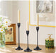 3-Piece European-Style Metal Candlestick Set – Wedding & Table Holders