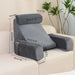 Extra-Large Memory Foam Reading Pillow with Armrests — Bed & Chair Backrest for TV and Gaming