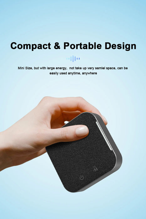 4x Omnidirectional Microphones Wireless Conference Speakerphone — USB & Bluetooth for PC/Laptop