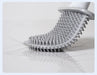 Silicone Toilet Brush with Quick‑Dry Base, Flexible Flat Head and Non‑Slip Handle