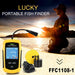 Portable Colour LCD Fish Finder – 100m Depth, Wired Sonar