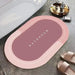 Super-Absorbent Coral Velvet Bath Mat, Non-Slip Quick-Dry Floor Rug 40 x 60 cm