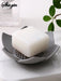 Silicone Lotus Soap Dish with Drain — Single Bathroom Soap Holder