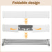 Folding Wall-Mounted Clothes Drying Rack — Retractable, Space-Saving