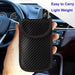 Car Key Signal Blocker Pouch — Faraday RFID Blocking Fob Case (Black)