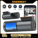 4K WiFi GPS Dash Cam — Mini Front DVR with 24‑Hour Parking Mode & G‑Sensor