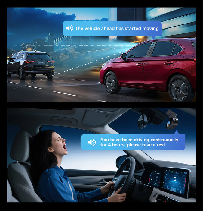 A400 4K Dash Cam — ADAS, Wi‑Fi, 1.9″ IPS Screen & Night Vision