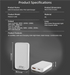 PD 65W Ultra-thin GaN Dual-Port Travel Charger with US/EU/UK/KR Interchangeable Plugs