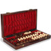 39cm (15in) Foldable Handmade Wooden Chess Set with Extra Queens