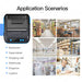 80mm (3-inch) Wireless Bluetooth Thermal Receipt & Label Printer - Portable