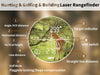 Camouflage Rechargeable Laser Rangefinder for Hunting, Golf and Outdoor – 5 Modes