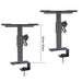 XP-07 Universal Height-Adjustable Speaker Stands (Pair) — 260–360mm, 360° Rotating Clamp Mount