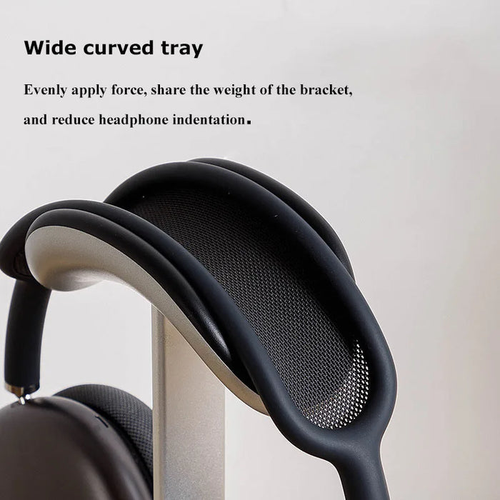 Aluminium Headphone Stand for AirPods Max — Detachable, Auto‑sleep, Anti‑slip Pad