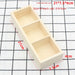 Solid Wood Retro Tea Bag Holder — Multi-Compartment Desktop Storage (White/Brown)