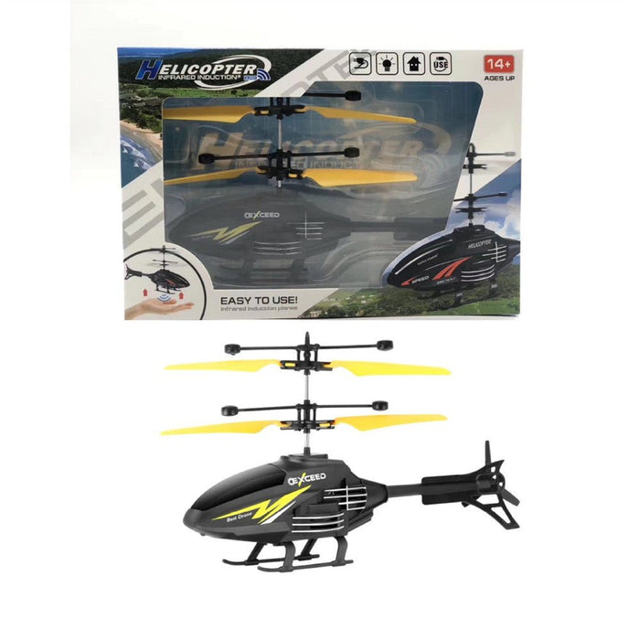 A13 Response Flying Helicopter - USB Rechargeable Induction Hover Toy with Remote Control - Ideal for Kids' Indoor and Outdoor Games - Shopsta EU