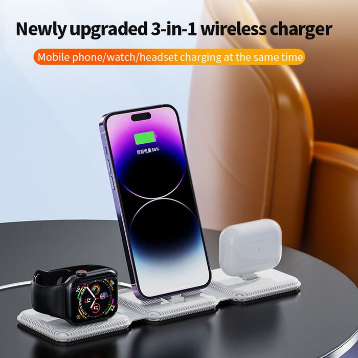 A75 Wireless Charger - 10W 7.5W 5W Fast Charging Dock, Compatible with Qi-Enabled Smart Phones, iPhone 13, 14, 14Pro, 14 Pro Max, iWatch, Airpods - Ideal for Quick and Efficient Phone Charging - Shopsta EU