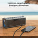 BlitzWolf® BW-WA3 Pro - 120W Portable Bluetooth Speaker with Quad Drivers, Deep Bass, EQ Stereo, RGB Lights & 16000mAh TWS Power Bank - Perfect for Outdoor Adventures and Music Enthusiasts - Shopsta EU